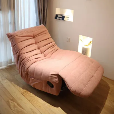 Lazy Sofa With Foot Rest Worm Rocking Lying Chair Living Room Coach Sleeping Bed Cozy Bench Sofas