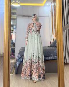 NEW GAMIS SET HIJAB LAHLITA VIRAL GAMIS CERUTY BUNGA TERLARIS GAMIS RAYA BUSUI BUMIL