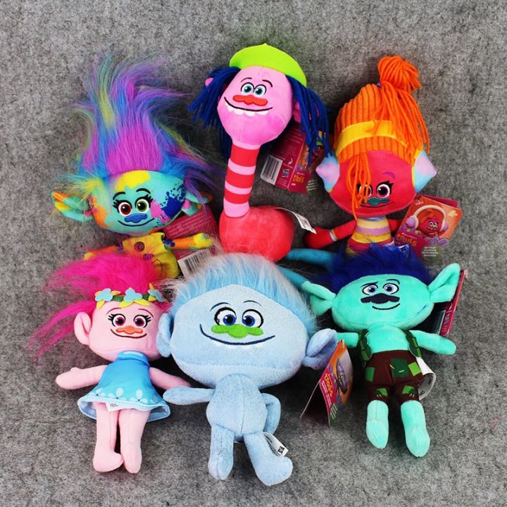 [HOT MEOKXKWSJG 519] Newest 25cm Trolls Plush Toys Poppy Branch Stuffed ...