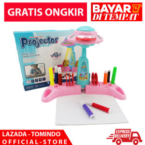 Tomindo Mainan Edukasi Anak | PROJECTOR ART | mainan anak proyektor mewarnai warna warna anak perempuan | maenan mainnan maianan anak laki laki perempuan cowok cewek | kado hadiah ulang tahun anak terbaru kekinian