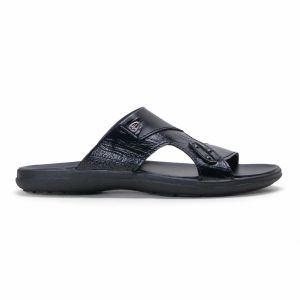 Sandal Slop Pria Kulit Model Santai Bahan Outsole Karet Anti Slip Sendal Casual Kokop MDS445