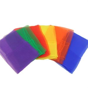 ETUALE Practical Children 6 Colors Dancing Outdoor Game Candy Colored Gymnastics Scarves Dance Gauze Gym Towel Juggling Towels