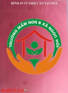 Hình ủi ép nhiệt-Hình in áo Logo đồng phục trường học ủi áo tại nhà-in pet chuyển nhiệt ủi trực tiếp bằng bàn ủi.bàn là rất đẹp-MAJESTIC.CLO-LUCK