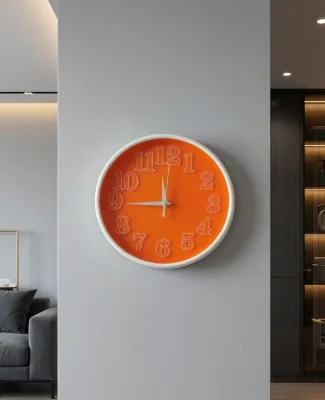 (Stock Clearance)Home Decorative 10 inch Wall Clock Ticking Jam Dinding Wall Clock Elegant Design 24cm 4 colour