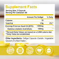 Evening Primrose Capsules 1300mg from Cold Pressed Oil for Women’s Health Skin Health Hormone Balance 月见草胶囊. 