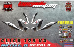 HONDA CLICK 125i V4 INITIAL D. FUJIWARA