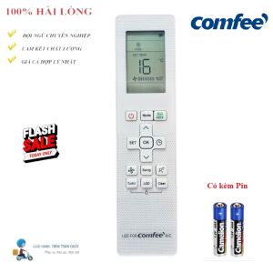 [HÀNG XỊN CHẤT LƯỢNG] Điều khiển điều hòa máy lạnh Comfee 2 chiều LOẠI DÀI- Hàng mới 100% Tặng Pin