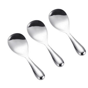 🥄 Premium Stainless Steel Rice Serving And Cooking Spoon - Food-Grade Durable Easy Clean Mirror-Bright Comfort Grip Non-Stick Thickened Material Deformation Resistant - 316 Stainless Steel Non-Stick Rice Spoon