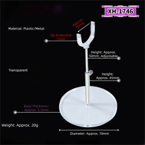 MILDPETAL Chống trượt Giá đỡ trưng bày búp bê Có thể điều chỉnh chiều cao Có thể điều chỉnh Giá đỡ búp bê Chất lượng Búp bê BJD Đế trưng bày búp bê