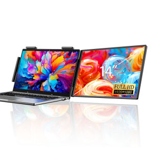 Nvision 14" Laptop Screen Extender Portable Monitor FHD IPS Panel Portable Laptop Extender Monitor N14X1