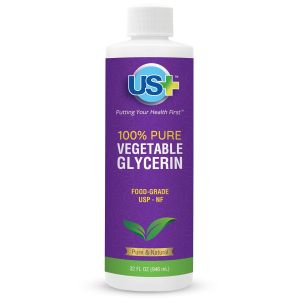 US+ Vegetable Glycerin Food Grade USP 100% Pure - 32 Fl Oz    Pharmaceutical & Food Grade All-Natural Moisturizer & Cleanser for Skin Hair Face Soap Making