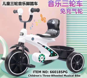 Music Bicycle Kids / Bicycle Kanak / Basikal Tiga Roda Kanak / Children Scooter / Kids Toy 66018SPG