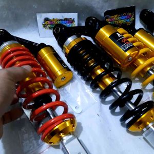 Shockbreaker Shock Single Copy Ktc Extrem Tabung Atas 310mm 330mm Matic Pnp Mio /Mio Sporty /Mio j /Mio Soul Gt /Vario110125 150 /Beat / Fino /Xeon /Genio / Scoopy/ Spin/ Fazio/ Spin/ Genio/ X ride/ Spacy Dll