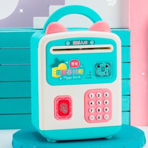 Két Sắt Vân Tay Mini Thông Minh Tiết Kiệm Tiền Siêu Dễ Thương - Đồ Chơi Cho Bé - SP0490