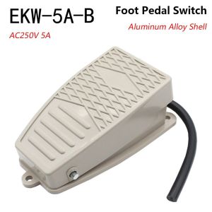 FLYING 1Pcs EKW-5A-B FS-2 Foot Pedal Switch 5A AC250V Momentary Foot Switch  Aluminum Alloy Industrial Foot Switch for Spot Welding Machine
