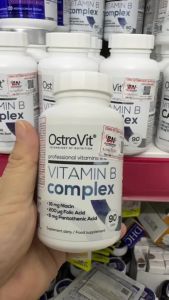 Ostr ovit Vitamin B Complex Viên Uống Tăng Cường Hệ Miễn Dịch Tăng Sức Đề Kháng 90 Viên + Hỗ trợ sự phát triển và tăng trưởng thích hợp của cơ thể  + Hỗ trợ công việc của hệ thần kinh hệ thống tạo máu