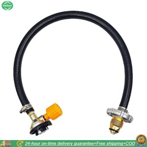 [New] One-Piece Cassette Inflation Calve To Fill Empty Propane Gas Cylinder Adapter Valve Integrated Direct Connection for North America Camping Accessories