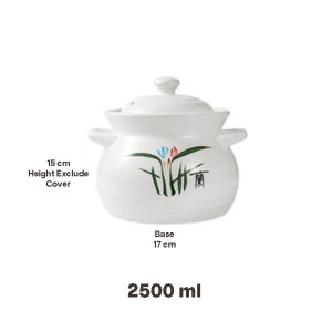 Casserole Ceramic Pot / Claypot / Ceramic Stew Pot / Clay pot 1.5L / Clay pot 2.5L / Soup Claypot