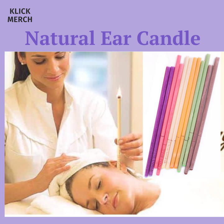 Klick Merch Natural Ear Candle Medical Cleaning Treatment Aromatherapy 2pcs/Set Lazada PH