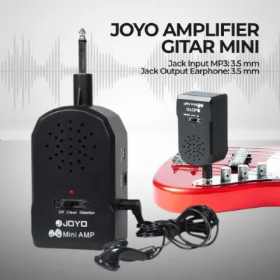 JOYO Amplifier Gitar Bass Elektrik Ampli Mini Latihan Portable Baterai