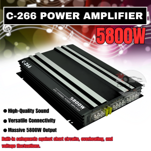 CP C-266 Power Amplifier – 5800W High-Performance Audio Amplifier (10614)
