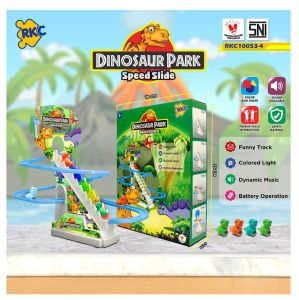 DOUBLE GREAT ITELIGENT TOYS SELUNCUR TANGGA BEBEK TRACK PENGUIN SOUND LIGHT