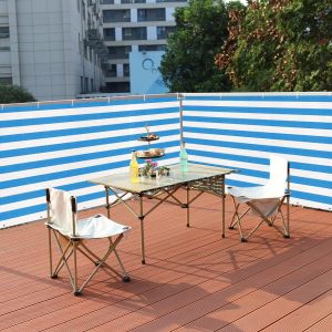 Balcony Privacy Screen Fence Cover UV Protection Resistant for Deck Patio Backyard Outdoor Pool Porch Railing 180GSM HDPE