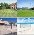 3M Badminton Rack Standard Block Folding Portable Indoor and Outdoor Competition Adjustable Simple Mobile Ball Stand. 