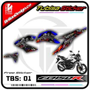 Sticker Striping CB 150 Lama/Old - Stiker Striping Variasi List Motor CB 150 R Lama/Old. TBS.01