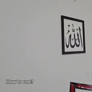 Islamic Wall Art Allah Muhammad Capal Alhamdulilah Kaabah Home Decor Wall Hiasan islam Seni Khat