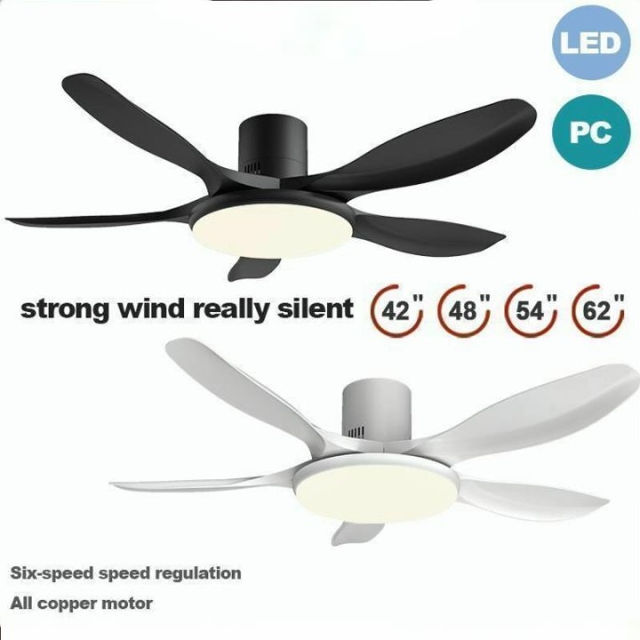 LED Lighting Ceiling Fan With Light DC Motor 42"48"54"62" Ceiling Fan