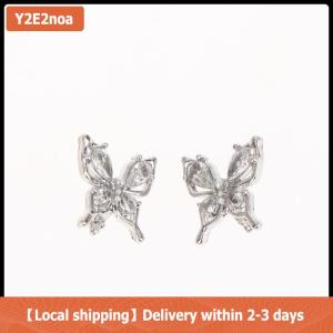 【Local shipping】 2pcs Rhinestone trang trí cho clip trên Earbuds mở tai trang trí Zirconia tai nghe phụ kiện tháo rời DIY Tai nghe trang trí