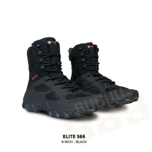 Sepatu Tactical Elite 566 PDL 8 Inch Gurun/Hitam Boots