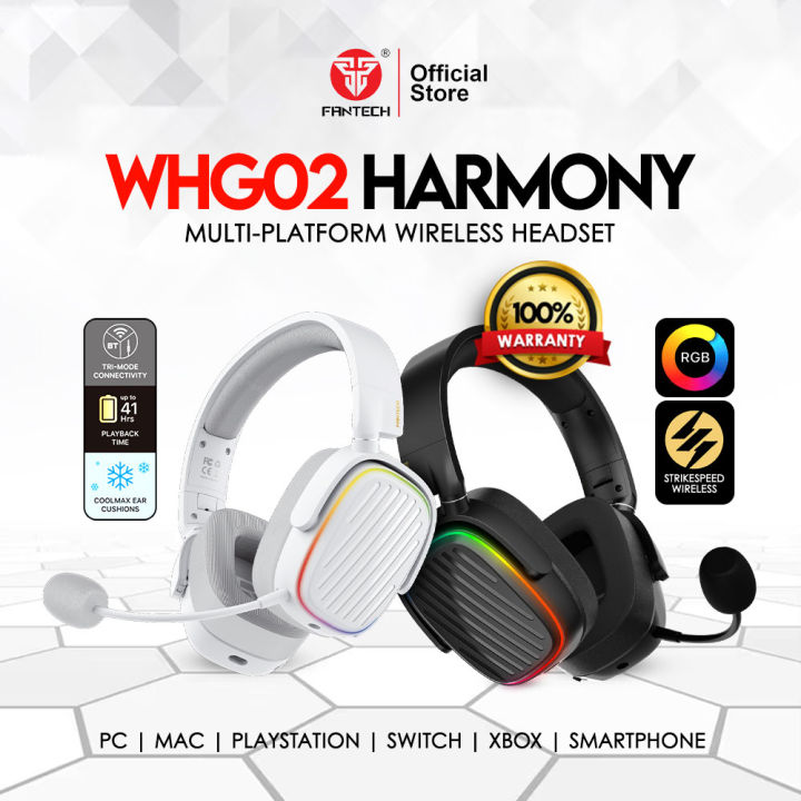 Fantech WHG02 Harmony Wireless Headset Tri-mode Connections With