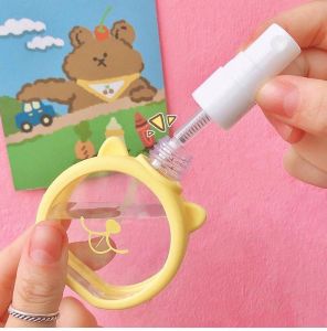 ขวดสเปร์ย 55ML แอลกอฮอล์ ขวดสเปร์ยพกพา คอบซิลิโคน ขวดเติม ขวดสเปรย์เปล่า ขวดพลาสติก ขวดแอลกอฮอล์ ขวดสเปร์ยแอลกอฮอล์