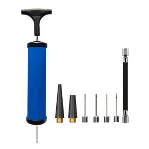 Balls Pump with Needle Nozzle and Extension Hose Football Pump to Inflate Soccer Balls Football Volleyball Basketball