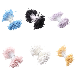 Long Time Use Cloth Florals Stamens Set for Customizable Bouquets and Craft Designs