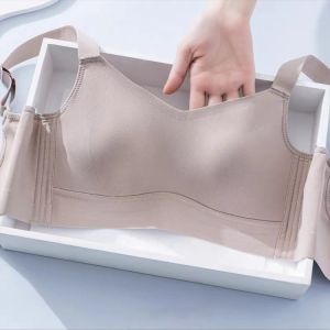 『Brelira』Full Cup Push Up Bra Seamless Plus Size Wireless Bra High Support Breathable Cooling Full Coverage  Underwear