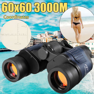 Free Shipping+1year Warranty High Clarity Telescope 60X60 Binoculars Hd 3000M High Power Optical Lll Night Vision Binocular Fixed Zoom for Outdoor Hunting
