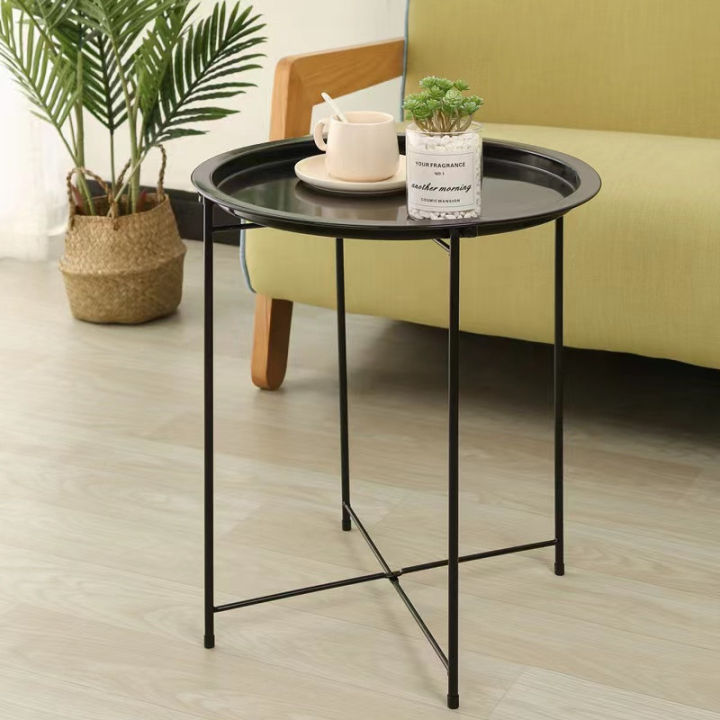 Minimalist Metal Round Table for Sala Round Coffee Table for Living ...