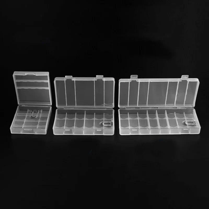 AA / AAA Battery Storage Box Container for 4 6 8x AA AAA Batteries ...