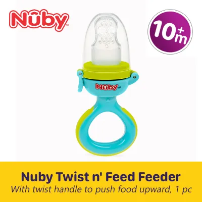 Nuby 10m+ Twist n Feed Silicone Feeder