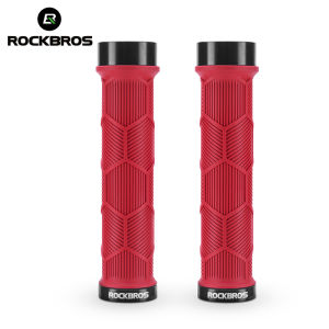 ROCKBROS Bicycle Handle Grip Reflective Lightweight Colorful Grips for MTB Road Bike Anti-slip Bike Accessories