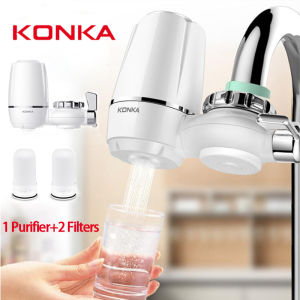 GOME Water Purifiers Systems Mini Tap Water Purifier Kitchen Faucet with Washable Rust Bacteria Removal Ceramic Percolator Water Filter 龙头净水器 净水器