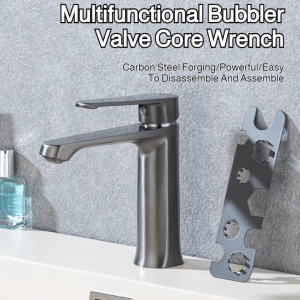 Bathroom faucet removal tool stainless steel spout wrench wash hand basin rem