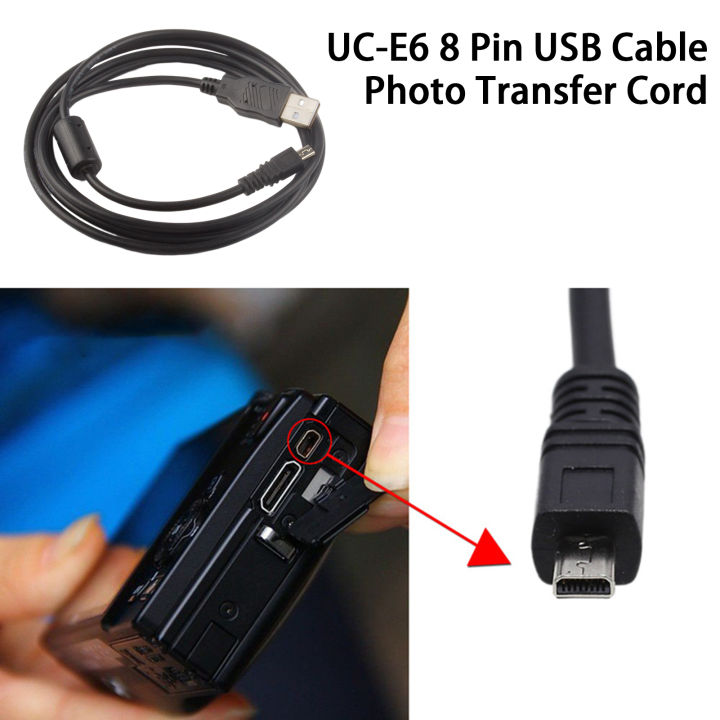 Vhbw USB-Datenkabel 150 Cm Für Pentax Kameras – Typ A Auf 8-Pin