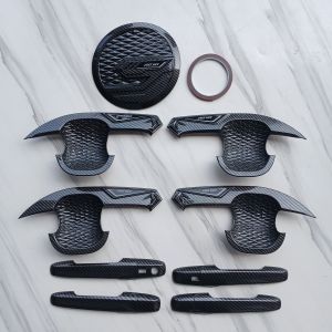 Paket Cover Handle Outer Pintu Tutup Tangki Mobil Agya 2023 Carbon
