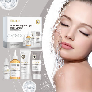 EELHOE Acne Care Kit Brightening Skin Tone Fade Acne Scars Improving Skin Texture Deeply Moisturizing The Skin Facial Skincare Acne Care Kit Reduce Acne Scars Pimples Smooth Skin Repair Oil Control Moisturizing Pores Refine Glowing Skin Set