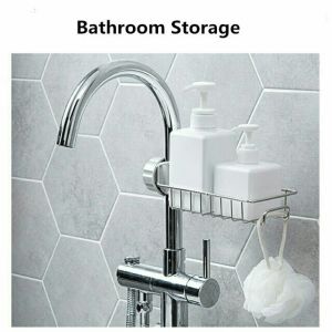 Giá Để Giẻ Rửa Bát Gắn Vòi Nước Bằng Inox Tiện Lợi - Q0808