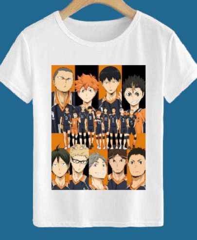 HAIKYUU White Shirts for Kids and Adults | Lazada PH